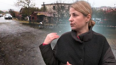 Жителька Зубри Василина Дребот розповідає про обстріл