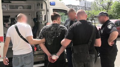 затриманий росіянин на Оболоні