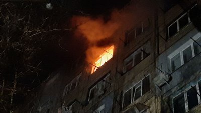 У Кропивницькому горять три квартири у гуртожитку У Кропивницькому горять три квартири у гуртожитку