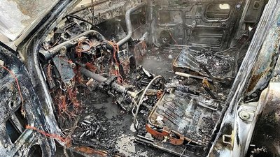 У Тернополі горів автомобіль