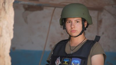 Кореспондентку Суспільне Запоріжжя Карину Галунову нагородили орденом княгині Ольги ІІІ ступеня