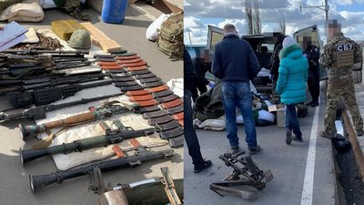 СБУ перехопила контрабанду кулеметів та гранатометів у прифронтовій зоні СБУ перехопила контрабанду кулеметів та гранатометів у прифронтовій зоні