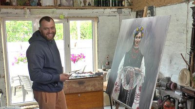 Створює картини у напрямку концептуалізм. Полтавець Юрій Шаповал. СУСПІЛЬНЕ | ЛЮДИ