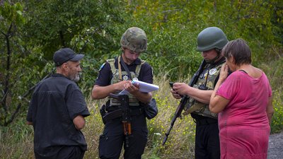 В ході рейду у селі на Запоріжжі виявили 21 особу, які могли співпрацювати з росіянами