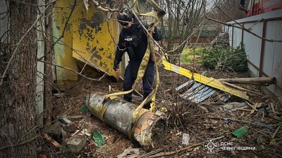 Частина ракети Кинджал впала на приватне подвір'я на Чернігівщині