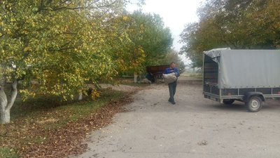 Селяни передають городину пацієнтам Волинського госпіталю ветеранів війни