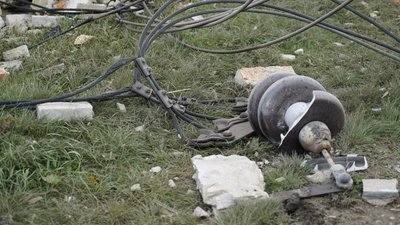 Підстанція "Південної залізниці" у Харкові після обстрілу 4 жовтня — фото Підстанція "Південної залізниці" у Харкові після обстрілу 4 жовтня — фото