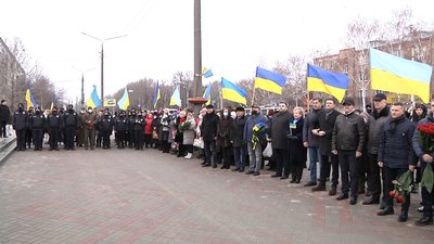 Мітинг, виставка і розгортання прапора. У Запоріжжі відбулися заходи до Дня Соборності