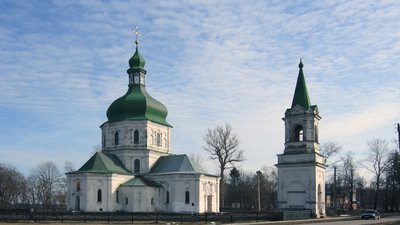 Пам'ятки та пам'ятники Чернігівщини. Вознесенська церква і площа Пам'ятки та пам'ятники Чернігівщини. Вознесенська церква і площа