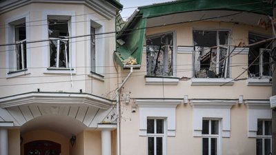 Херсон, наслідки обстрілів, середмістя, Центральний район