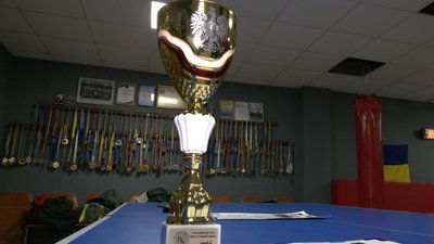 Кубок, який волинянки привезли з Чемпіонату в Польщі з греплінгу Кубок, який волинянки привезли з Чемпіонату в Польщі з греплінгу
