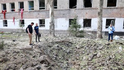 Внаслідок обстрілу росіянами Запоріжжя зруйновані корпуси школи-інтернату — ОВА