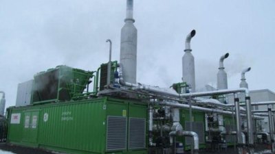 Біогазова установка у Теофіполі на Хмельниччині. Біогазова установка у Теофіполі на Хмельниччині.