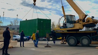 Бучанська громада отримала генератор з Македонії