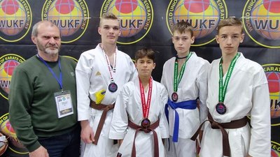 Сумські каратисти повернулися з нагородами з чемпіонату Європи