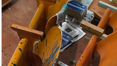 На Херсонщині поліція знайшла нападників на партійний офіс у Бериславі На Херсонщині поліція знайшла нападників на партійний офіс у Бериславі