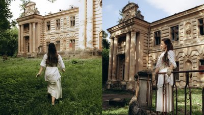 Віта Грицак, Коропець, палац, архітектура