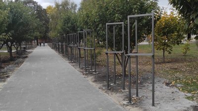 На Полтавщині у Решетилівці завершують будівництво Алеї Слави