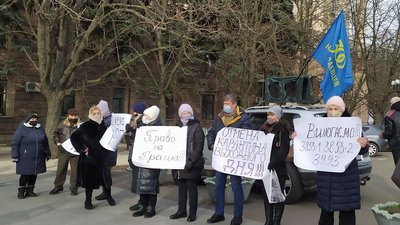 Миколаївські ФОПи зібралися на акцію "Право на працю"