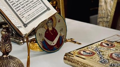 Богослужіння на Водохреще в Ужгороді