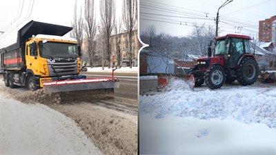 Снігопад у Полтавській громаді: як комунальники боряться з негодою