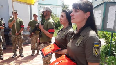 У Сумах попрощалися з начальником штабу 15 окремого стрілецького батальйону Андрієм Авраменком У Сумах попрощалися з начальником штабу 15 окремого стрілецького батальйону Андрієм Авраменком