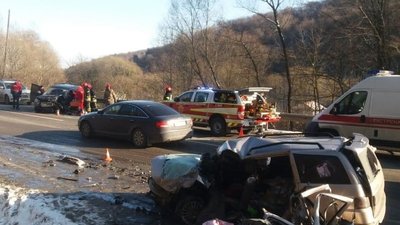 У ДТП на Львівщині загинув чоловік та 2-річна дитина У ДТП на Львівщині загинув чоловік та 2-річна дитина