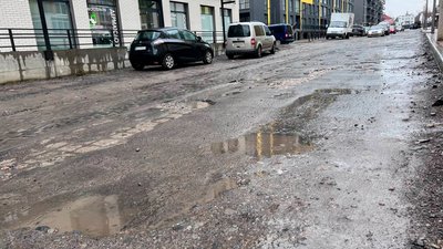 вул. Залізнична до ремонту