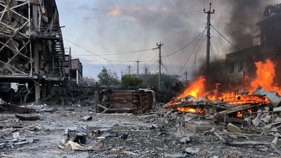Росіяни випустили по Одещині три ракети: п'ять будівель зруйновані, дві людини отримали поранення Росіяни випустили по Одещині три ракети: п'ять будівель зруйновані, дві людини отримали поранення