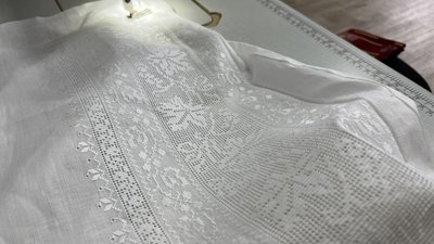 Білим по білому, вишивка, Решетилівка Білим по білому, вишивка, Решетилівка