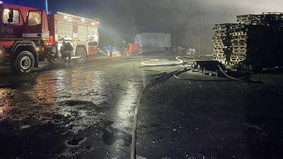 На Одещині горів склад На Одещині горів склад
