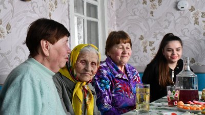 Сторічна ювілярка з Приютівки Сторічна ювілярка з Приютівки
