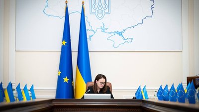 Премʼєр-міністерка України Юлія Свириденко