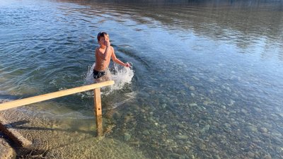 В Івано-Франківську на Бистриці Надвірнянській освятили воду В Івано-Франківську на Бистриці Надвірнянській освятили воду