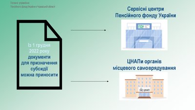 Пенсійний фонд призначатиме та виплачуватиме черкащанам субсидії Пенсійний фонд призначатиме та виплачуватиме черкащанам субсидії