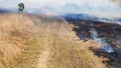 15 пожеж за добу: на Черкащині горіла суха трава 15 пожеж за добу: на Черкащині горіла суха трава