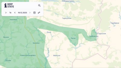 Карта Deeep State станом на 20 грудня.