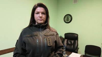 Пресофіцерка Волинського ТЦК та СП Уляна Кравчук Пресофіцерка Волинського ТЦК та СП Уляна Кравчук
