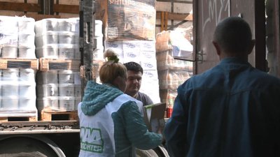 На Черкащині переждали 20 тонн гуманітарки з Іспанії