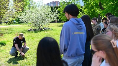 У Черкасах для студентів провели захід з протимінної безпеки