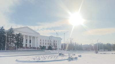 Площа Миру у Краматорську на Донеччині