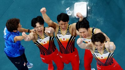 Збірна України посіла п'яте місце в командному фіналі Олімпіади-2024 зі спортивної гімнастики Збірна України посіла п'яте місце в командному фіналі Олімпіади-2024 зі спортивної гімнастики