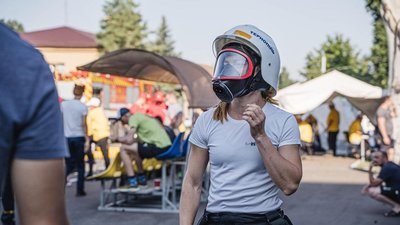 Тернополянка виборола бронзову медаль на чемпіонаті "Найсильніший пожежний-рятувальник" Тернополянка виборола бронзову медаль на чемпіонаті "Найсильніший пожежний-рятувальник"