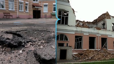 Війська РФ вдруге атакували ліцей у Новгороді-Сіверському на Чернігівщині