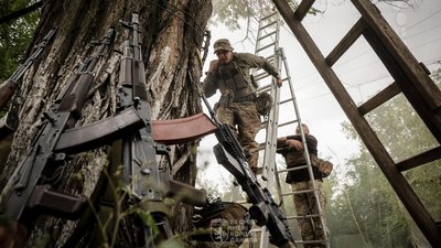 Українські військові, ЗСУ, антидронова сітка, фронт