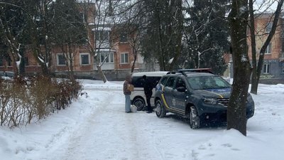 Поліція на місці ДТП у Новому Роздолі