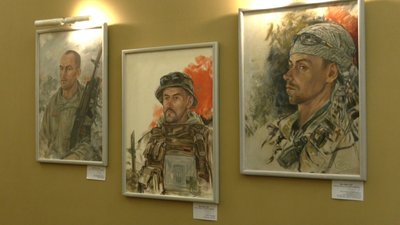 У Львові презентували картини загиблого військового-художника Сергія Пущенка