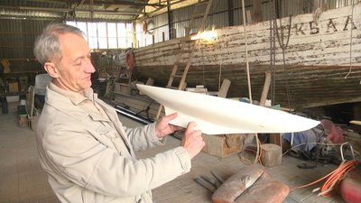 На Львівщині реставрують 17-метрову яхту часів Другої світової війни