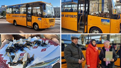 Громади Кіровоградщини отримали 11 шкільних автобусів Громади Кіровоградщини отримали 11 шкільних автобусів