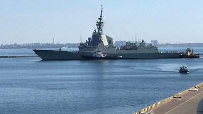 До одеського морвокзалу прибули кораблі НАТО